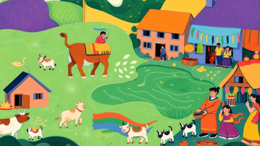Essay on Life in Indian Villages in Hindi - भारत में गांवों का जीवन पर निबंध
