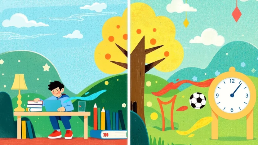 Essay on Balance between Studies and Sports in Hindi - पढ़ाई और खेल में संतुलन पर निबंध