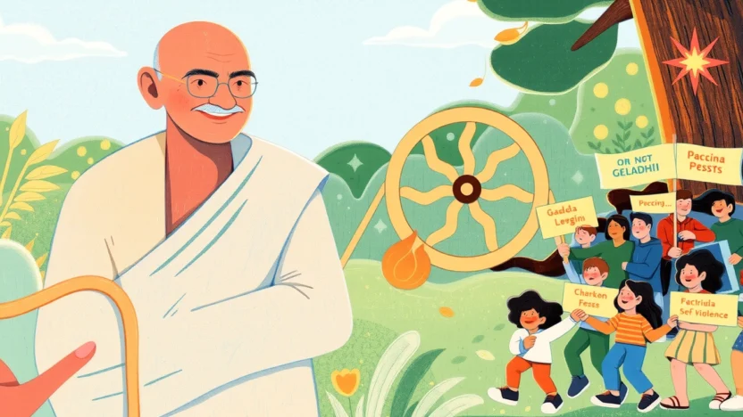 Essay on Life of Mahatma Gandhi in Hindi - महात्मा गांधी का जीवन पर निबंध