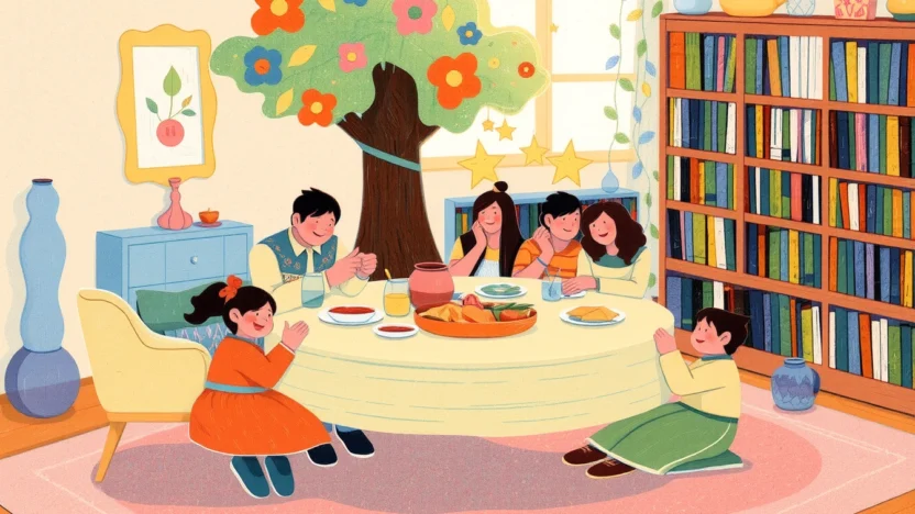 Essay on My Family Values in Hindi - मेरे परिवार के संस्कार पर निबंध
