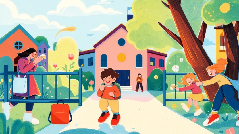 Essay on My First Day at School in Hindi - मेरे विद्यालय का पहला दिन पर निबंध