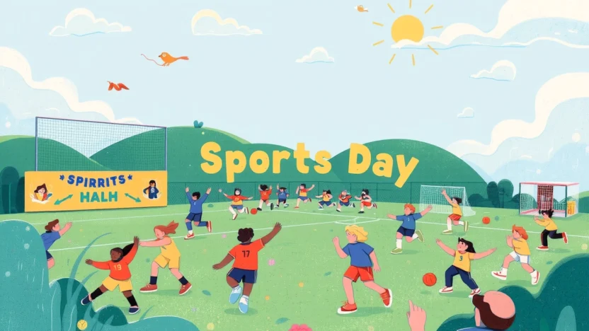 Essay on Sports Competition in My School in Hindi - मेरे विद्यालय की खेल प्रतियोगिता पर निबंध